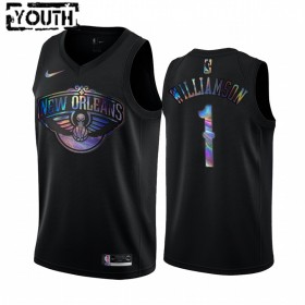 Dres New Orleans Pelicans Zion Williamson 1 Iridescent HWC Collection Swingman - Dječji